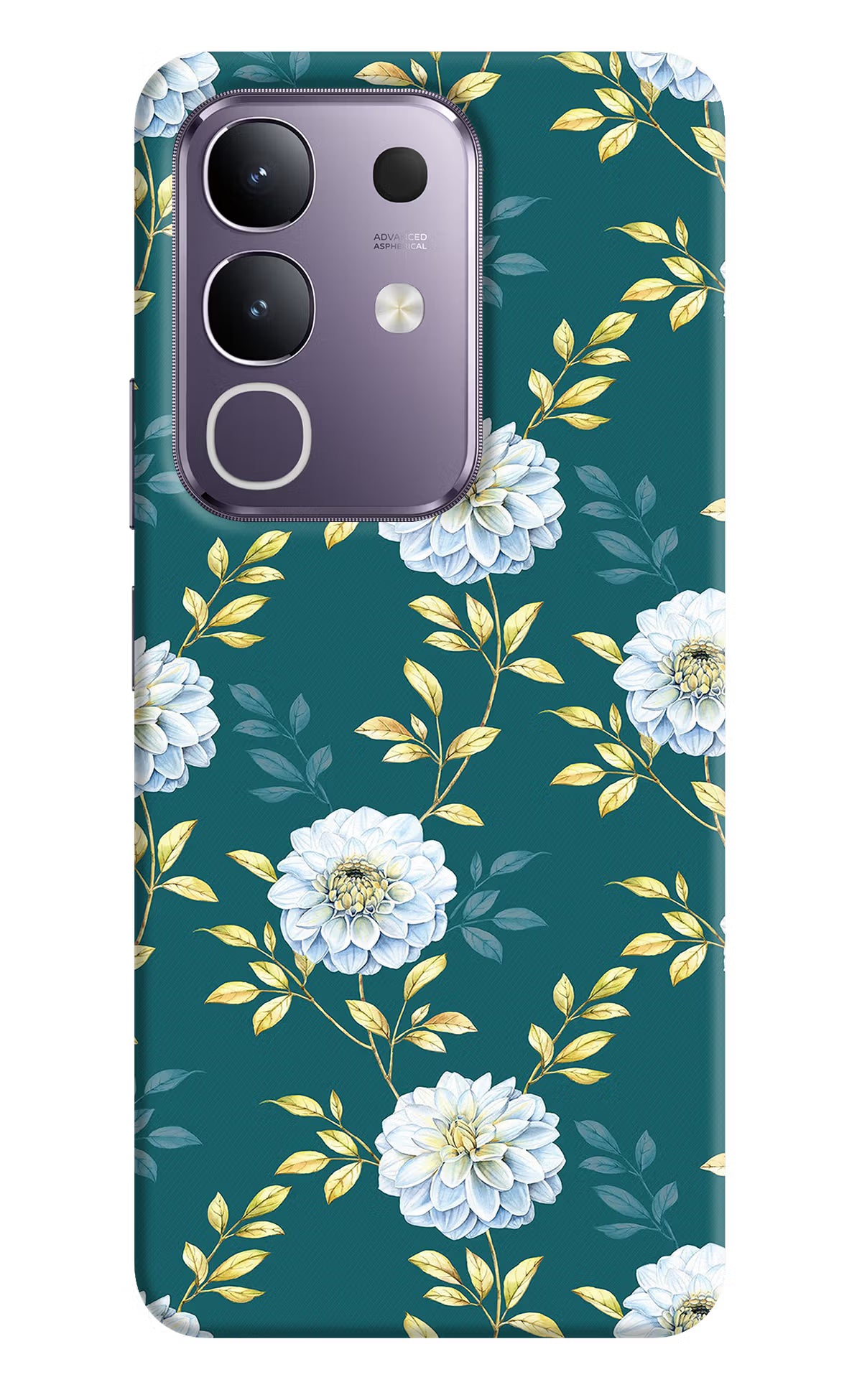 Flowers Vivo T4x 5G Hard Case Back Cover by Casekaro
