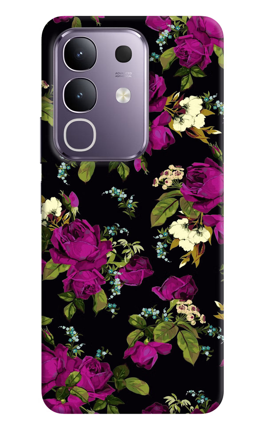 Flowers Vivo T4x 5G Back Cover, Hard case