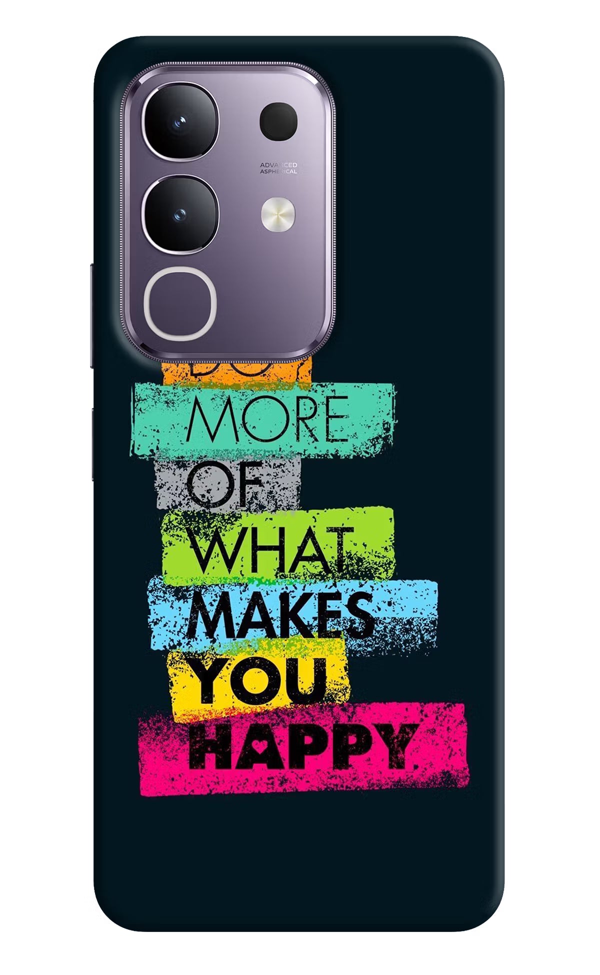 Do More Of What Makes You Happy Vivo T4x 5G Hard Case Back Cover by Casekaro