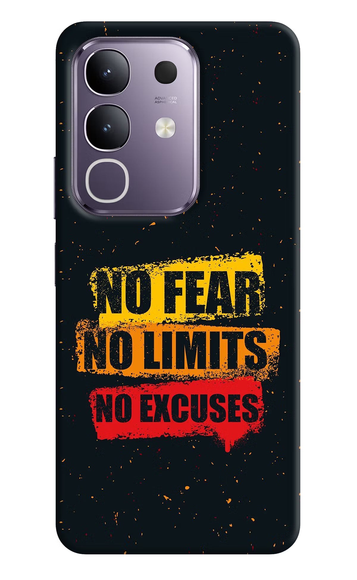 No Fear No Limits No Excuse Vivo T4x 5G Hard Case Back Cover by Casekaro