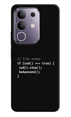 Life Motto Code Vivo T4x 5G Hard Case Back Cover by Casekaro