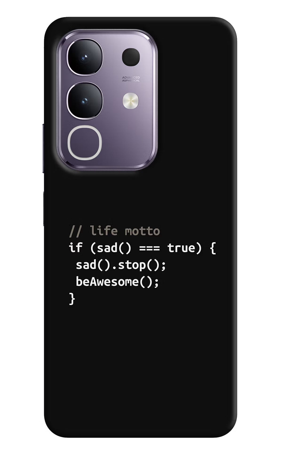 Life Motto Code Vivo T4x 5G Hard Case Back Cover by Casekaro