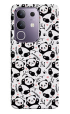 Cute Panda Vivo T4x 5G Hard Case Back Cover by Casekaro