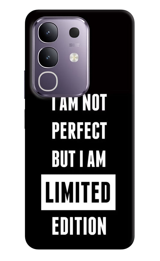 I Am Not Perfect But I Am Limited Edition Vivo T4x 5G Hard Case Back Cover by Casekaro