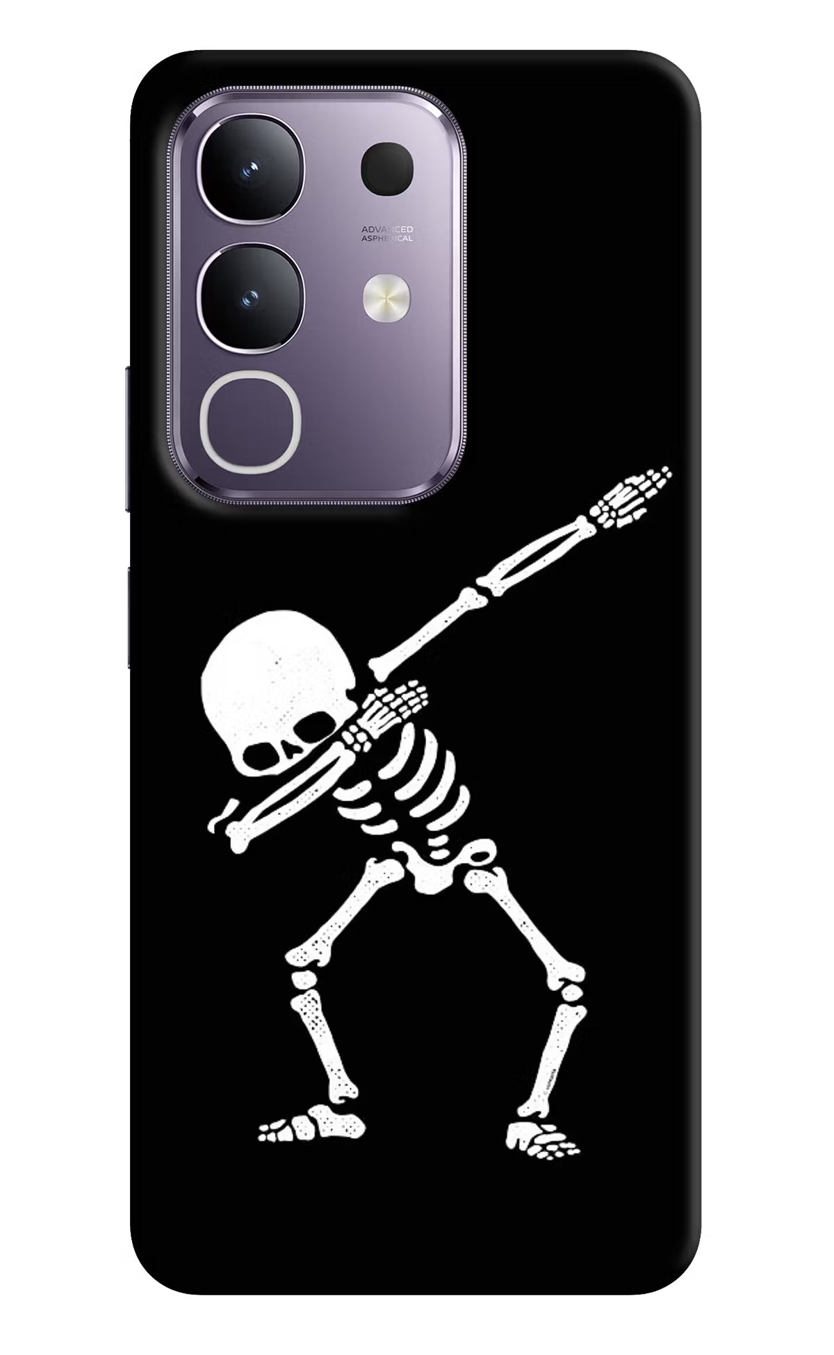 Dabbing Skeleton Art Vivo T4x 5G Hard Case Back Cover by Casekaro