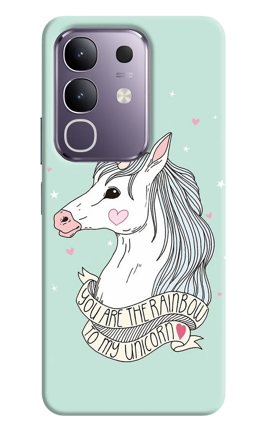 Unicorn Wallpaper Vivo T4x 5G Back Cover, Hard case