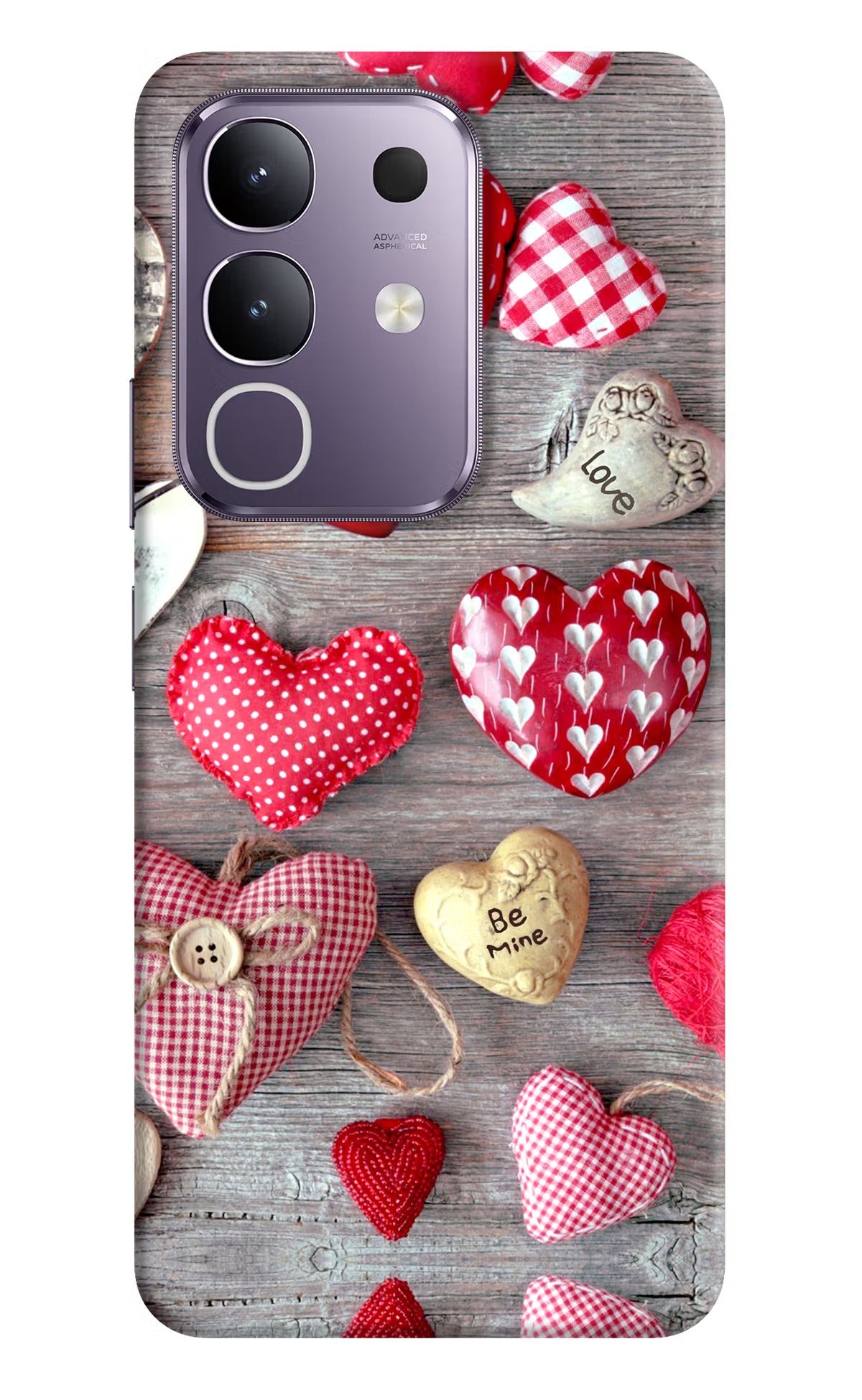 Love Wallpaper Vivo T4x 5G Hard Case Back Cover by Casekaro