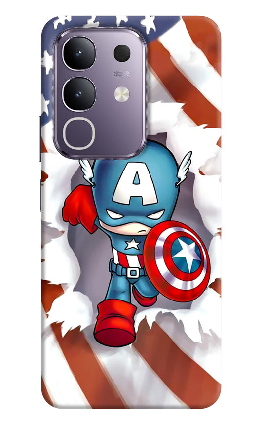 Captain America Vivo T4x 5G Hard Case Back Cover by Casekaro