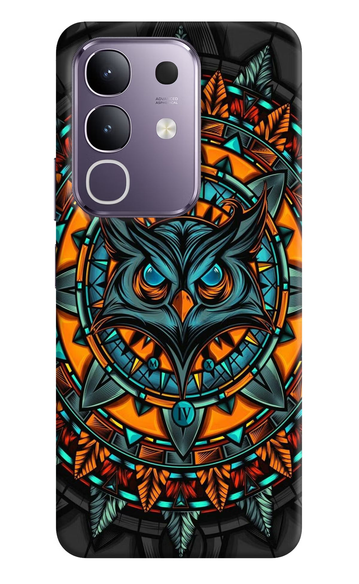 Angry Owl Art Vivo T4x 5G Hard Case Back Cover by Casekaro