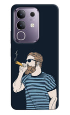 Smoking Vivo T4x 5G Hard Case Back Cover by Casekaro