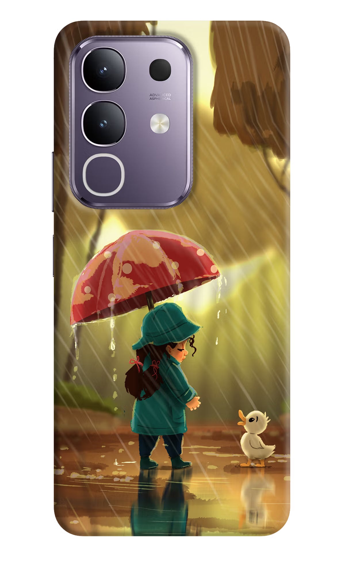 Rainy Day Vivo T4x 5G Hard Case Back Cover by Casekaro