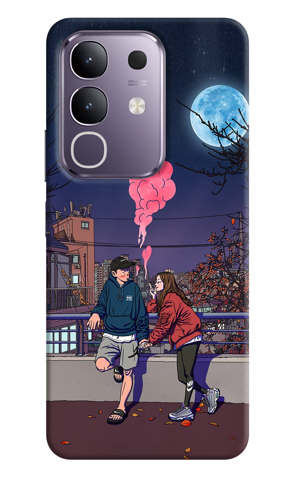 Chilling Couple Vivo T4x 5G Hard Case Back Cover by Casekaro