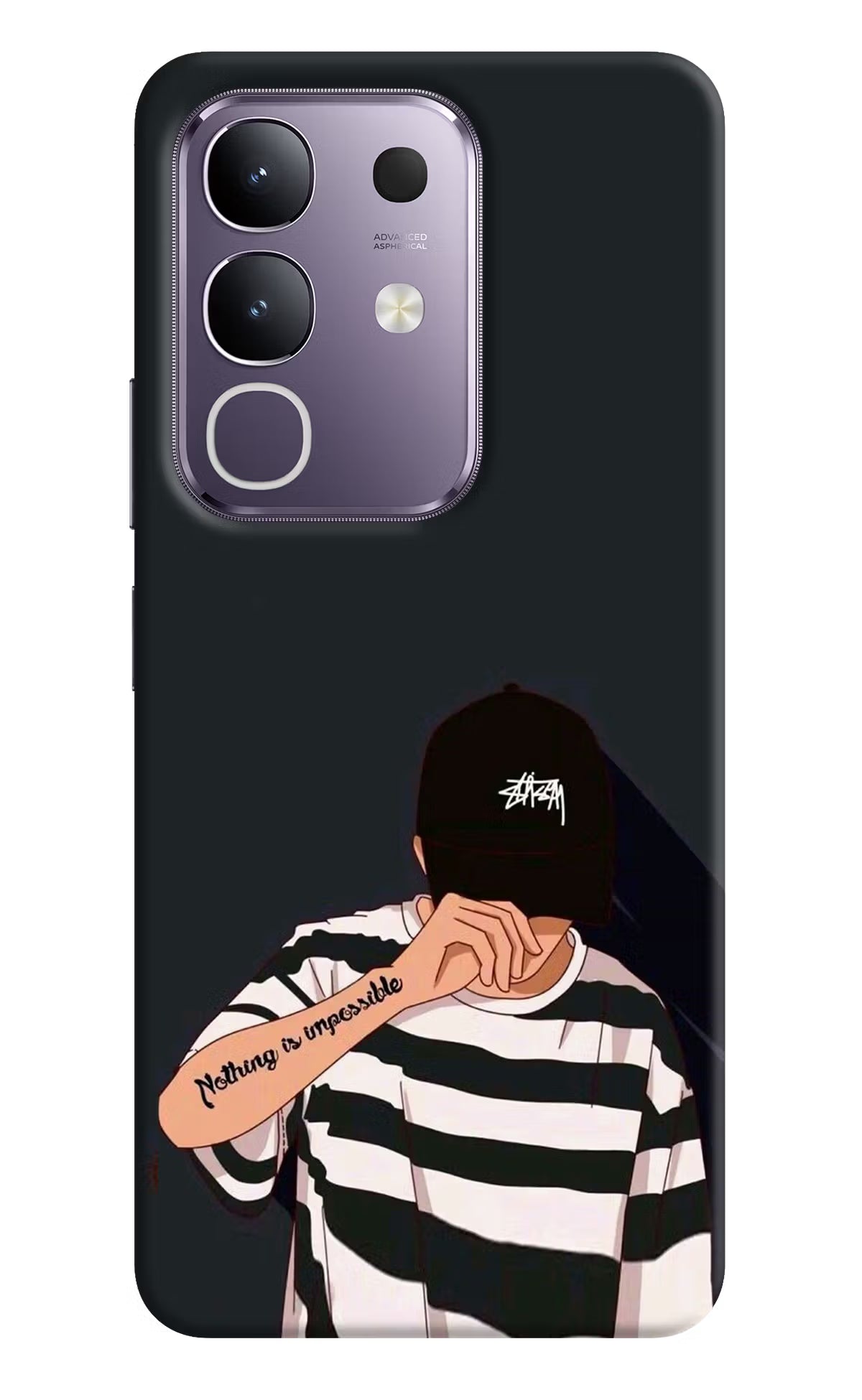 Aesthetic Boy Vivo T4x 5G Hard Case Back Cover by Casekaro