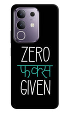 Zero Fucks Given Vivo T4x 5G Hard Case Back Cover by Casekaro