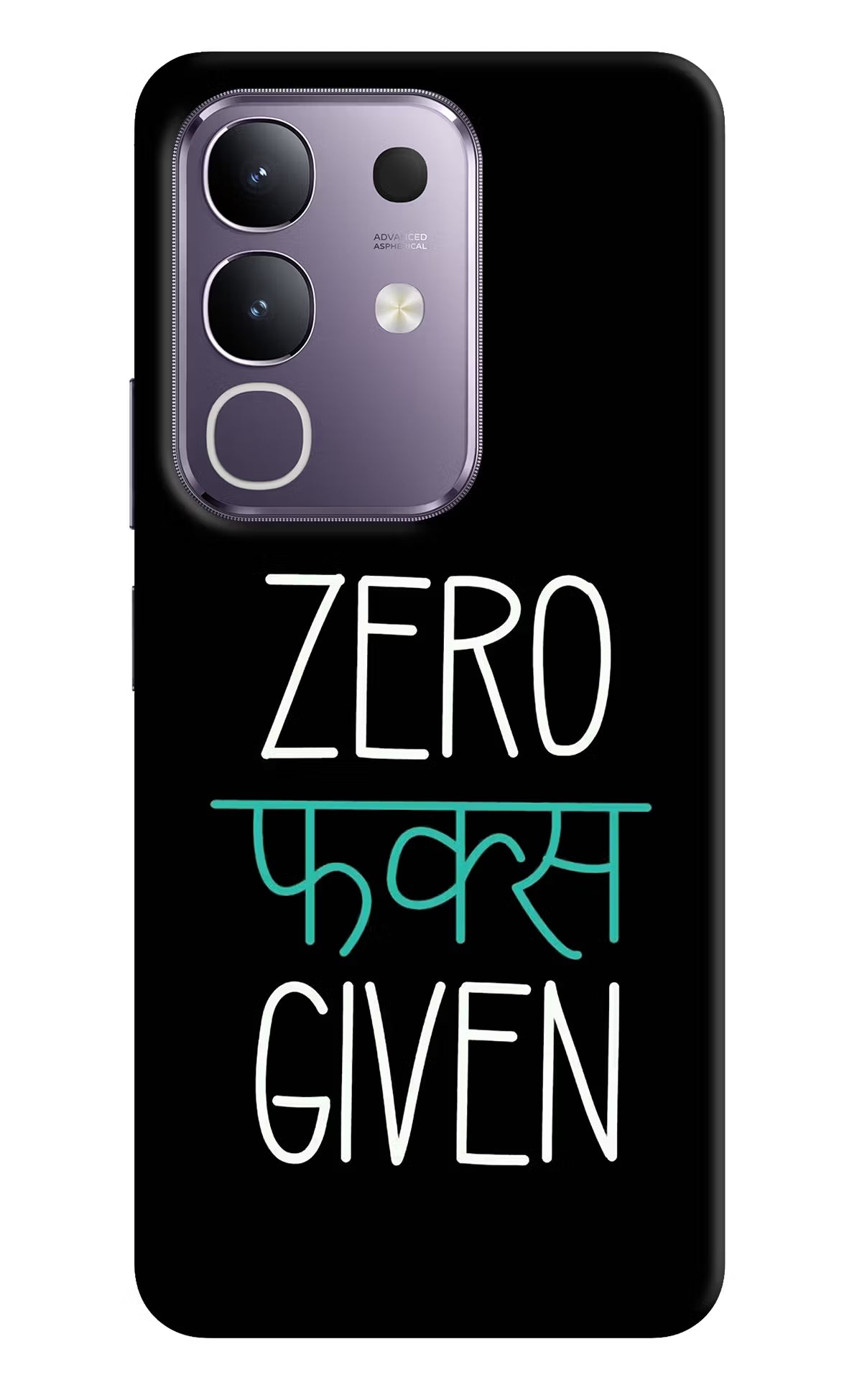 Zero Fucks Given Vivo T4x 5G Hard Case Back Cover by Casekaro