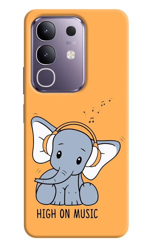 High On Music Vivo T4x 5G Hard Case Back Cover by Casekaro