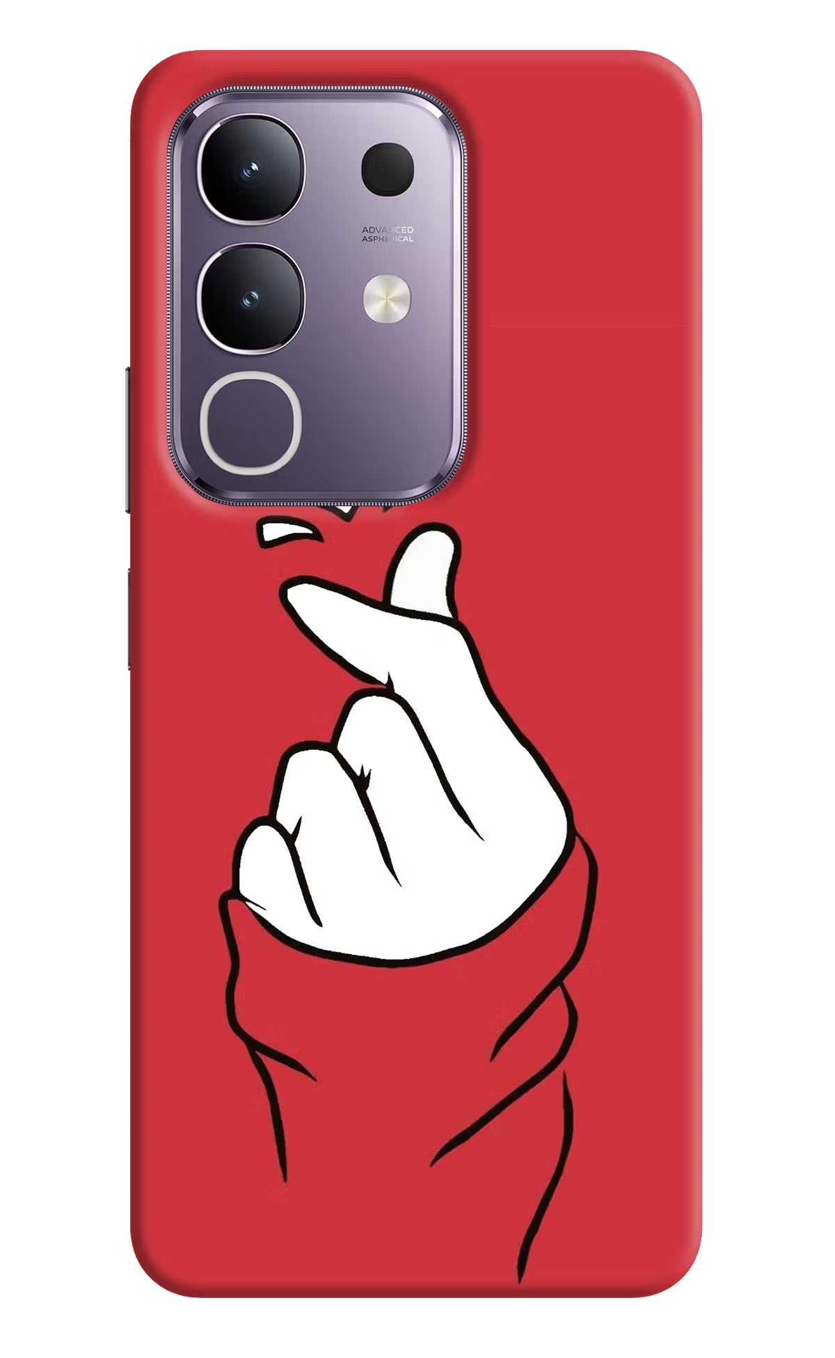 Korean Love Sign Vivo T4x 5G Hard Case Back Cover by Casekaro