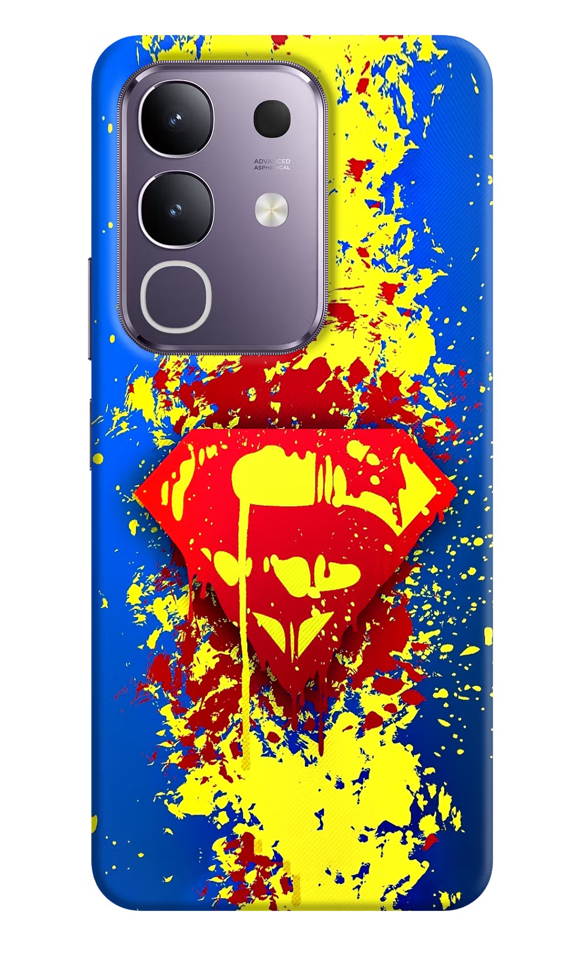 Superman logo Vivo T4x 5G Hard Case Back Cover by Casekaro