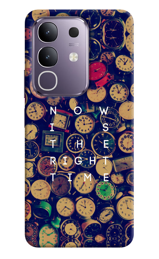 Now is the Right Time Quote Vivo T4x 5G Hard Case Back Cover by Casekaro