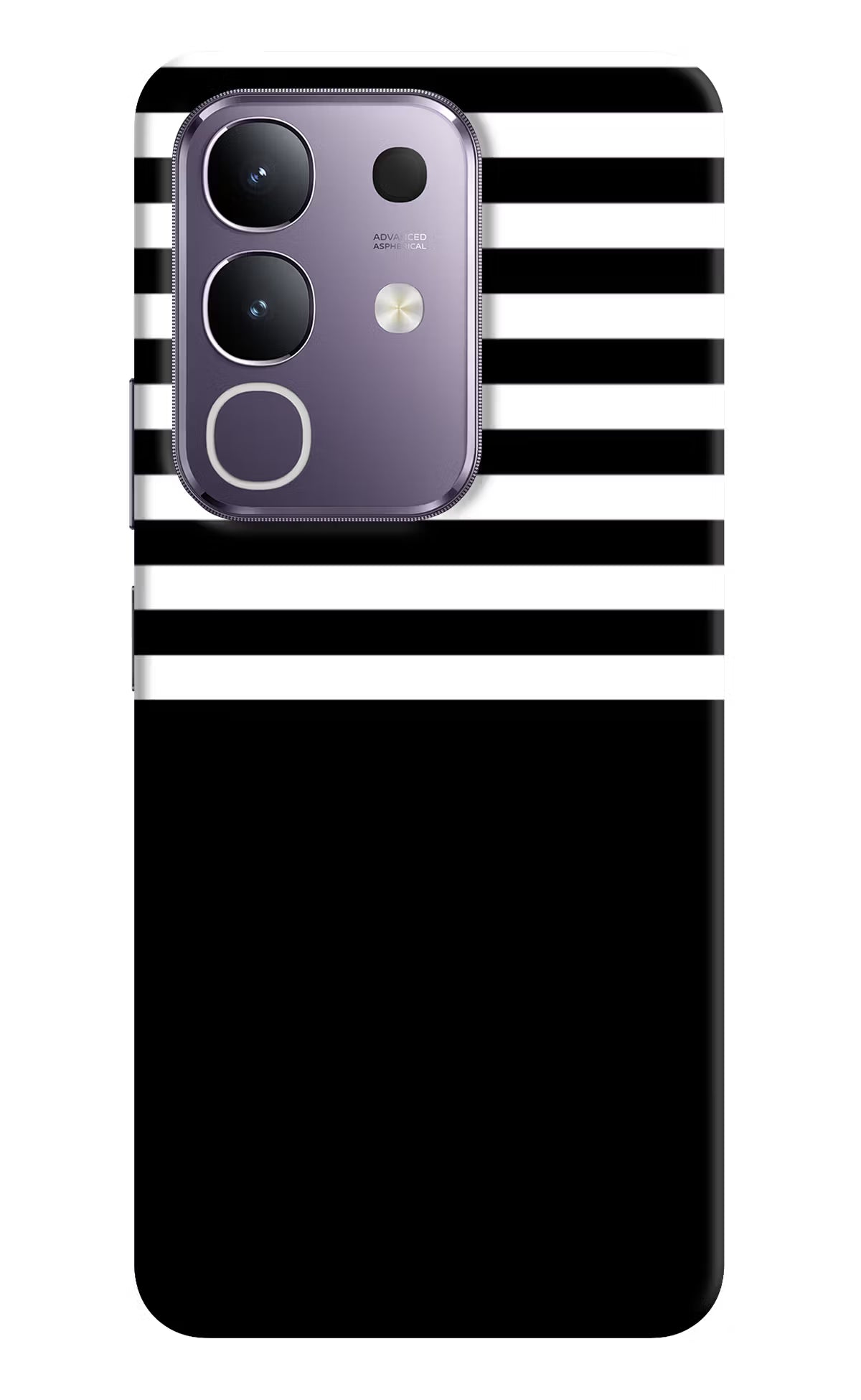 Black and White Print Vivo T4x 5G Hard Case Back Cover by Casekaro