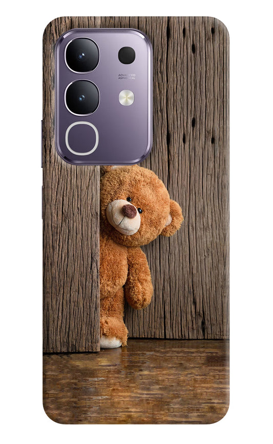 Teddy Wooden Vivo T4x 5G Hard Case Back Cover by Casekaro