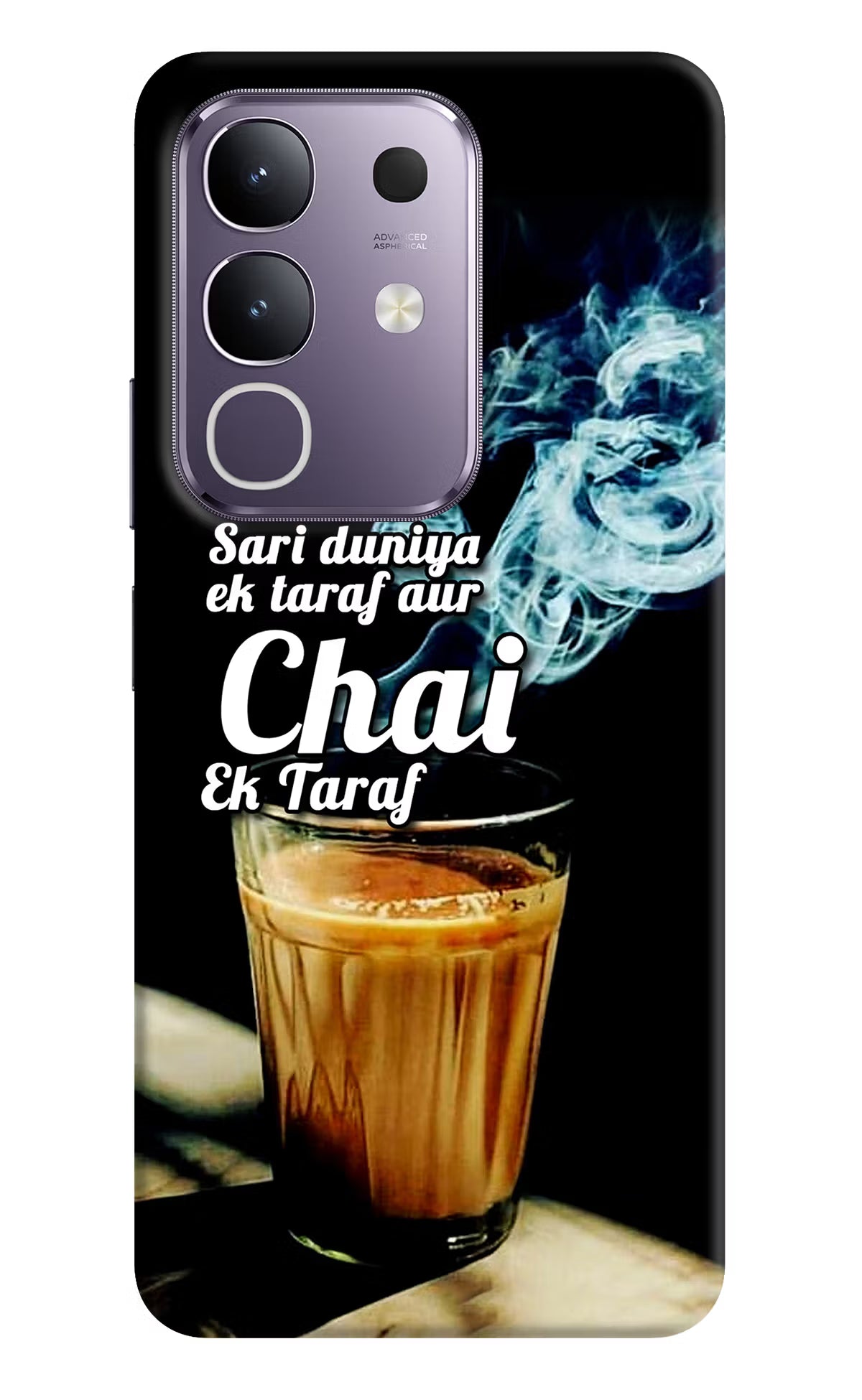 Chai Ek Taraf Quote Vivo T4x 5G Hard Case Back Cover by Casekaro