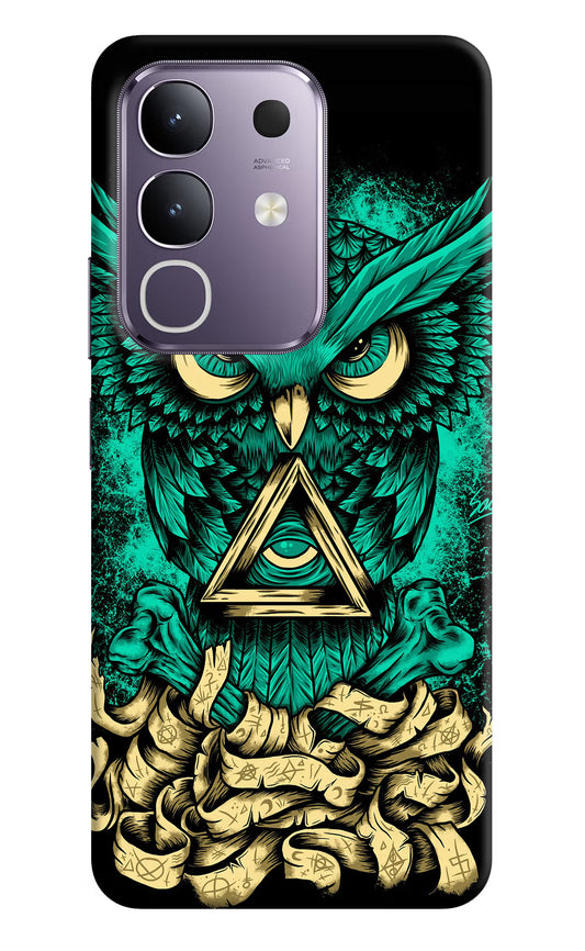 Green Owl Vivo T4x 5G Hard Case Back Cover by Casekaro