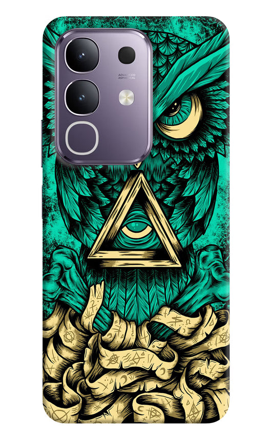 Green Owl Vivo T4x 5G Hard Case Back Cover by Casekaro