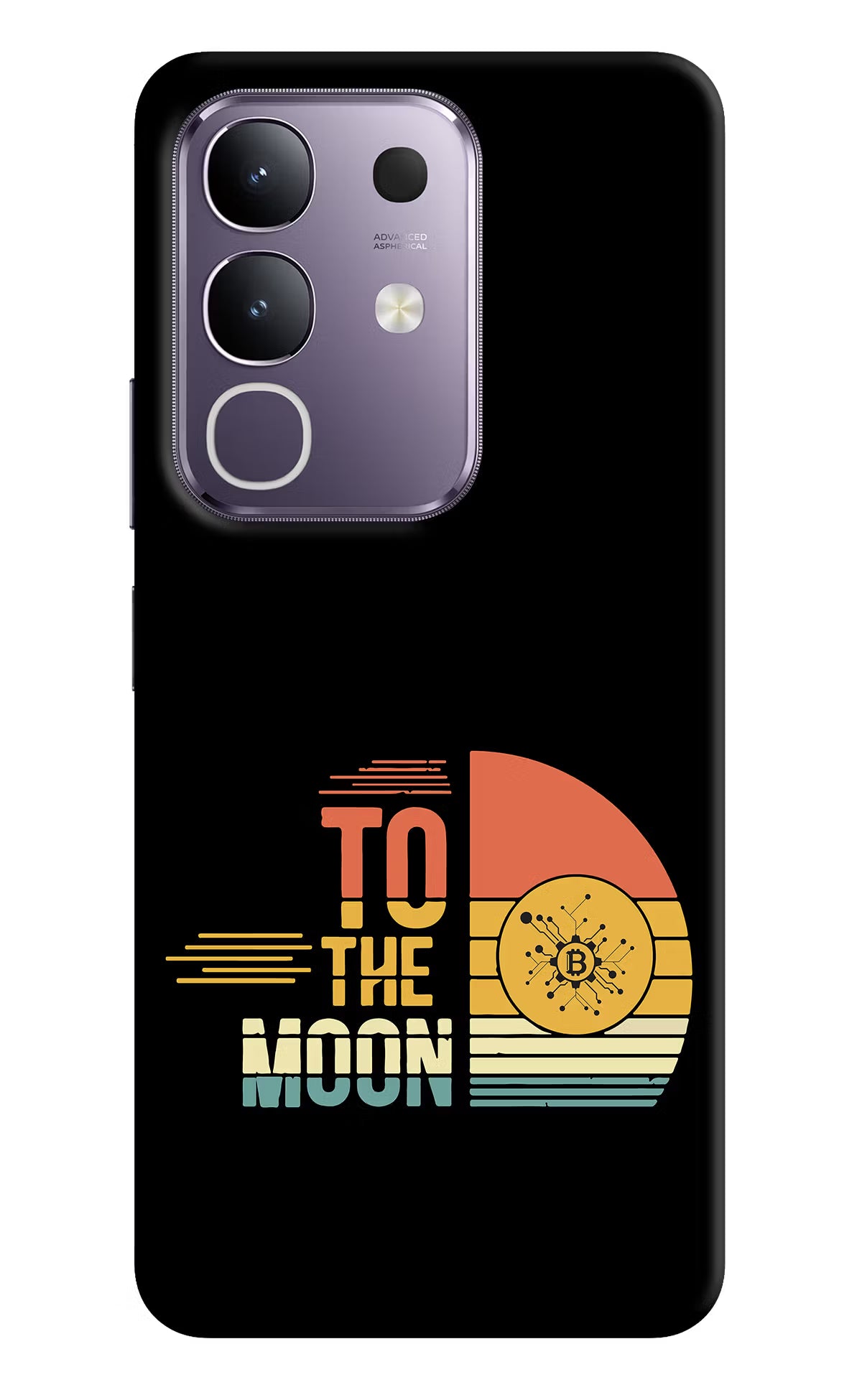 To the Moon Vivo T4x 5G Hard Case Back Cover by Casekaro