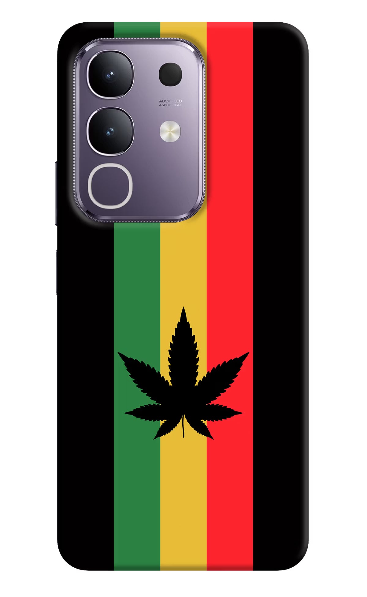 Weed Flag Vivo T4x 5G Hard Case Back Cover by Casekaro