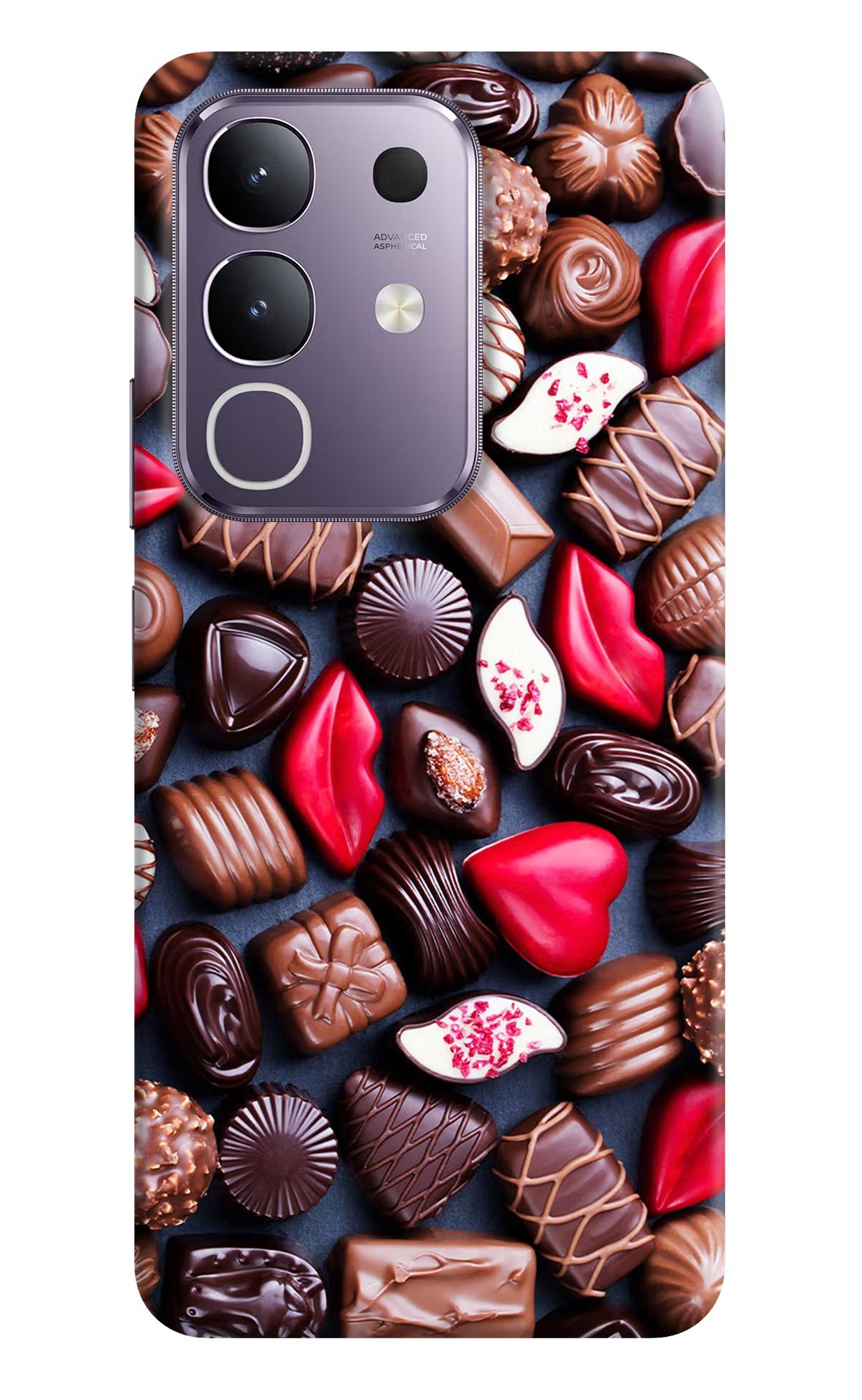Chocolates Vivo T4x 5G Hard Case Back Cover by Casekaro