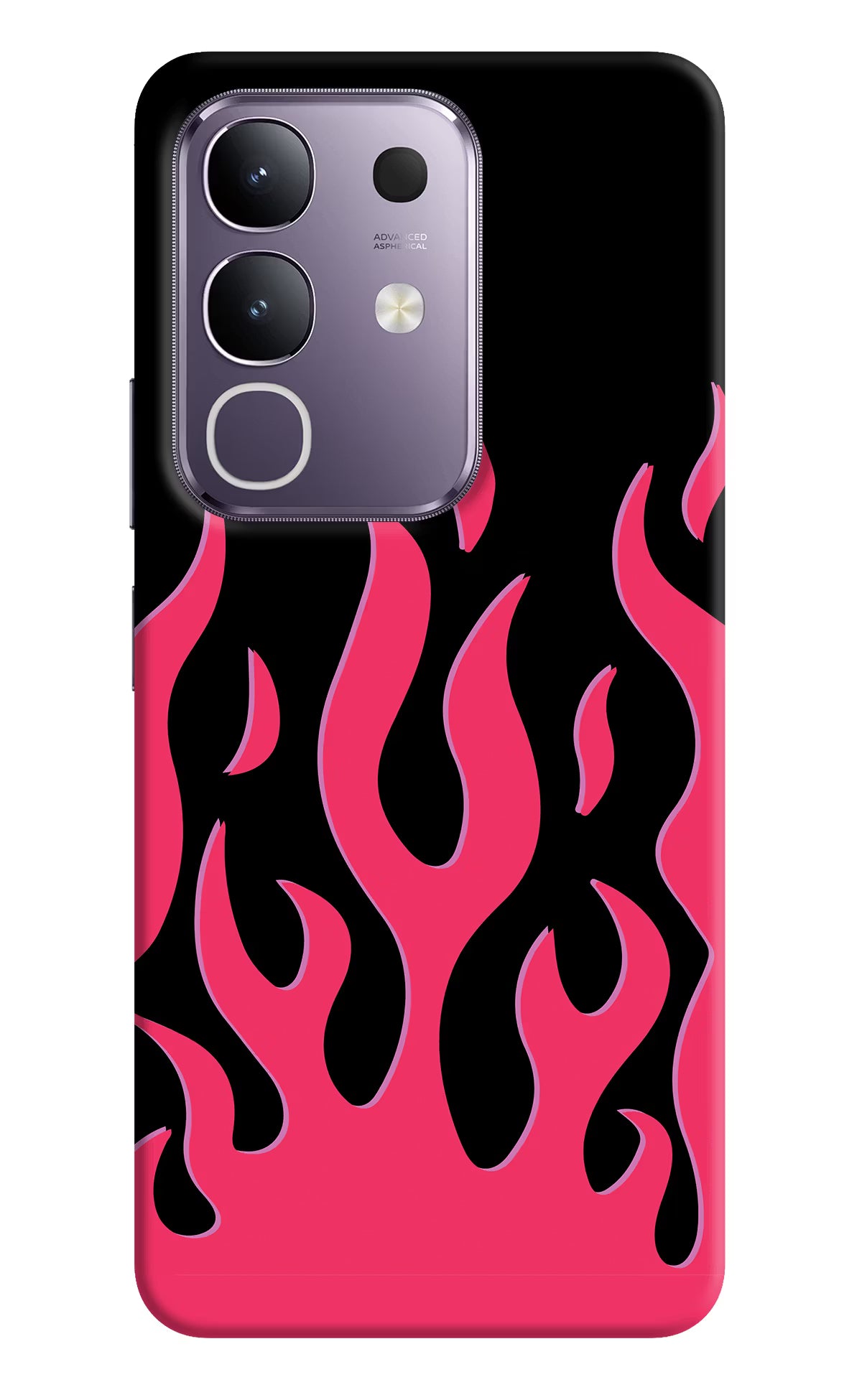 Fire Flames Vivo T4x 5G Hard Case Back Cover by Casekaro