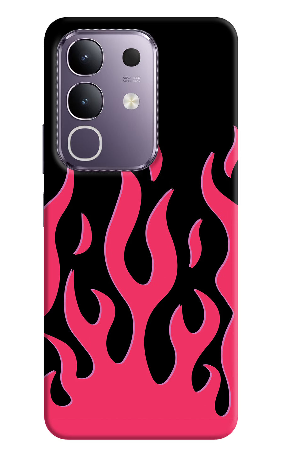 Fire Flames Vivo T4x 5G Back Cover, Hard case