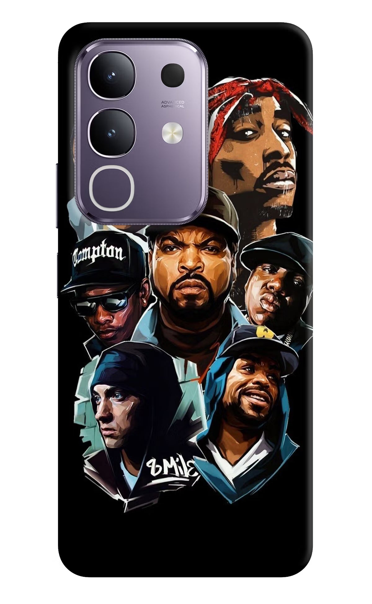 Rappers Vivo T4x 5G Hard Case Back Cover by Casekaro