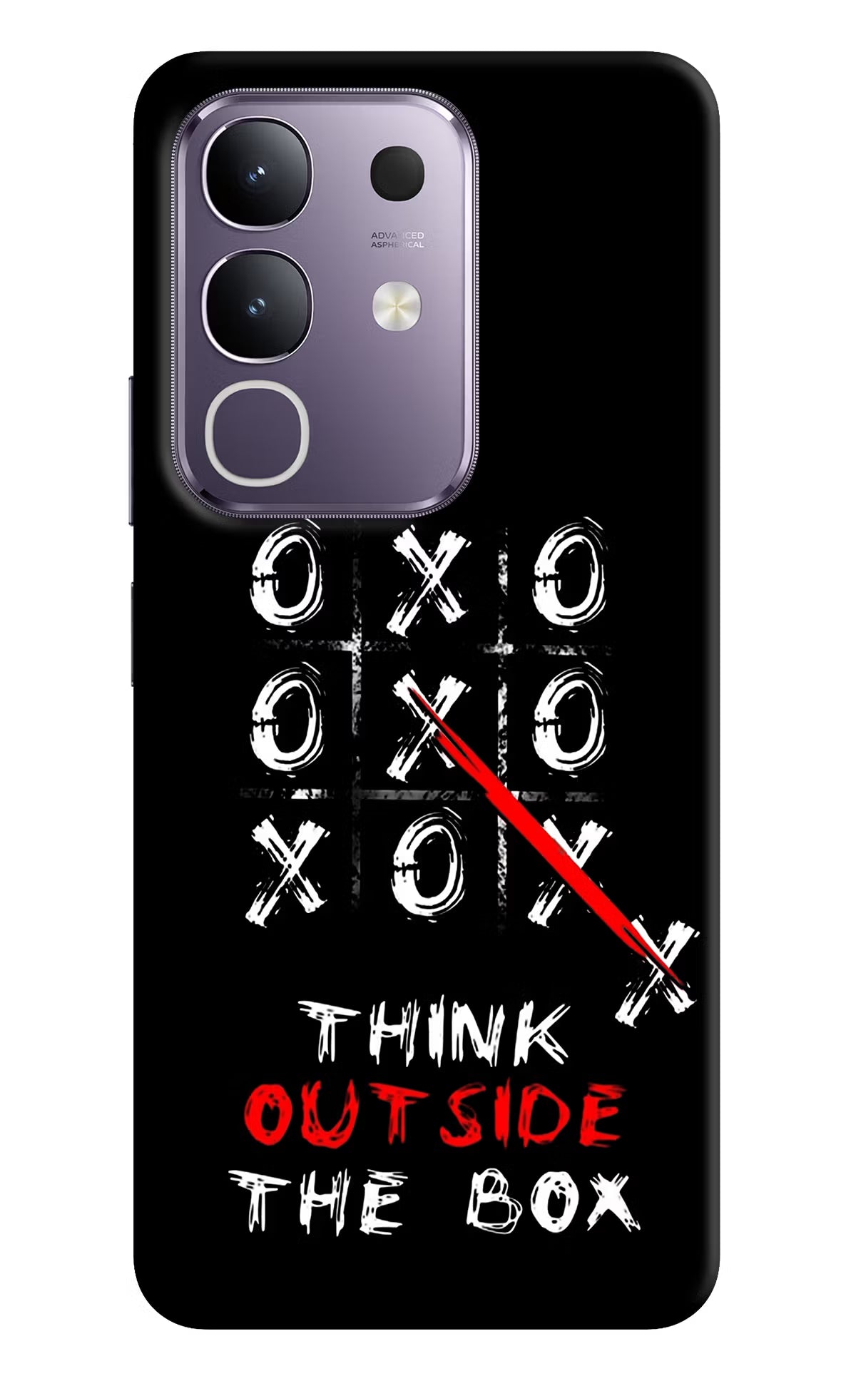 Think out of the BOX Vivo T4x 5G Hard Case Back Cover by Casekaro
