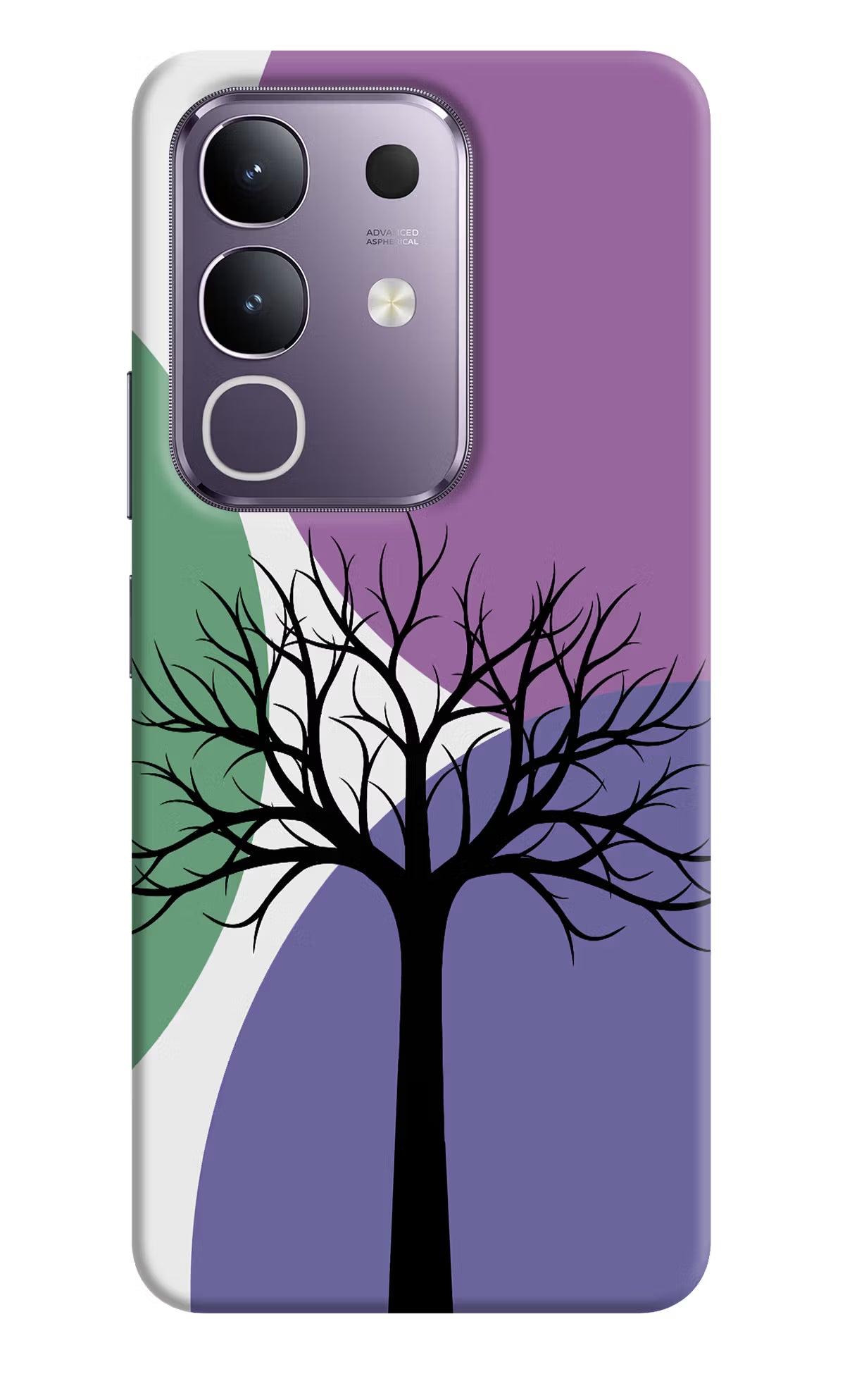 Tree Art Vivo T4x 5G Hard Case Back Cover by Casekaro