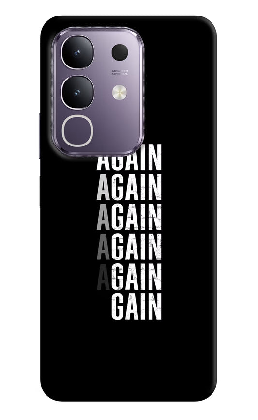 Again Again Gain Vivo T4x 5G Hard Case Back Cover by Casekaro