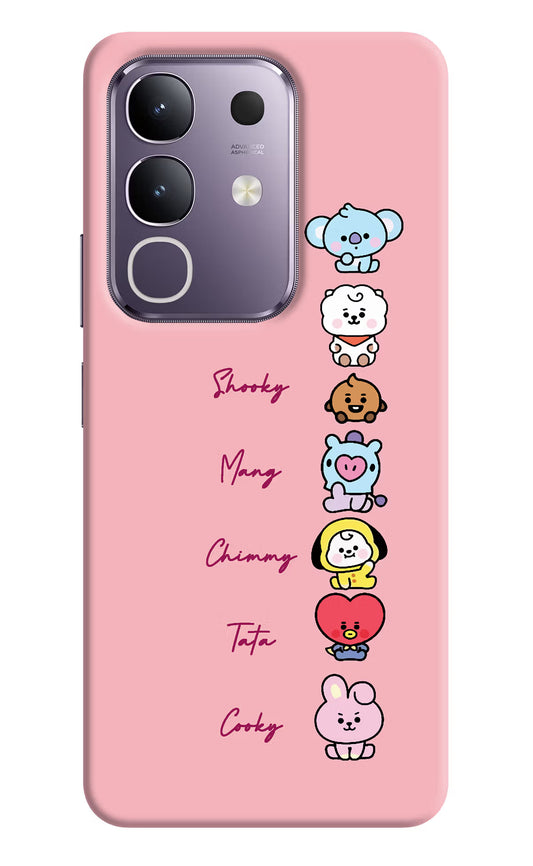 BTS names Vivo T4x 5G Hard Case Back Cover by Casekaro