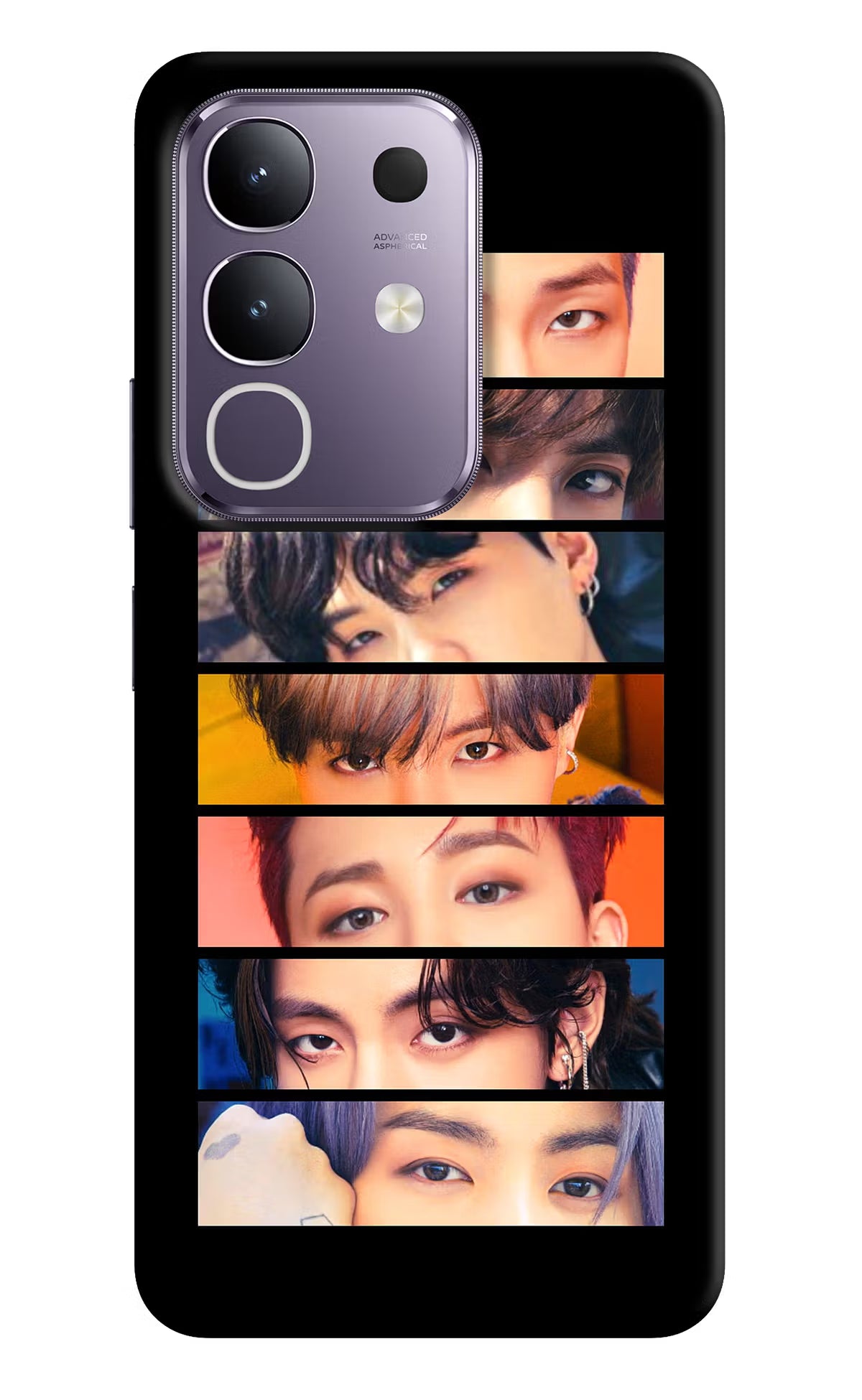 BTS Eyes Vivo T4x 5G Hard Case Back Cover by Casekaro