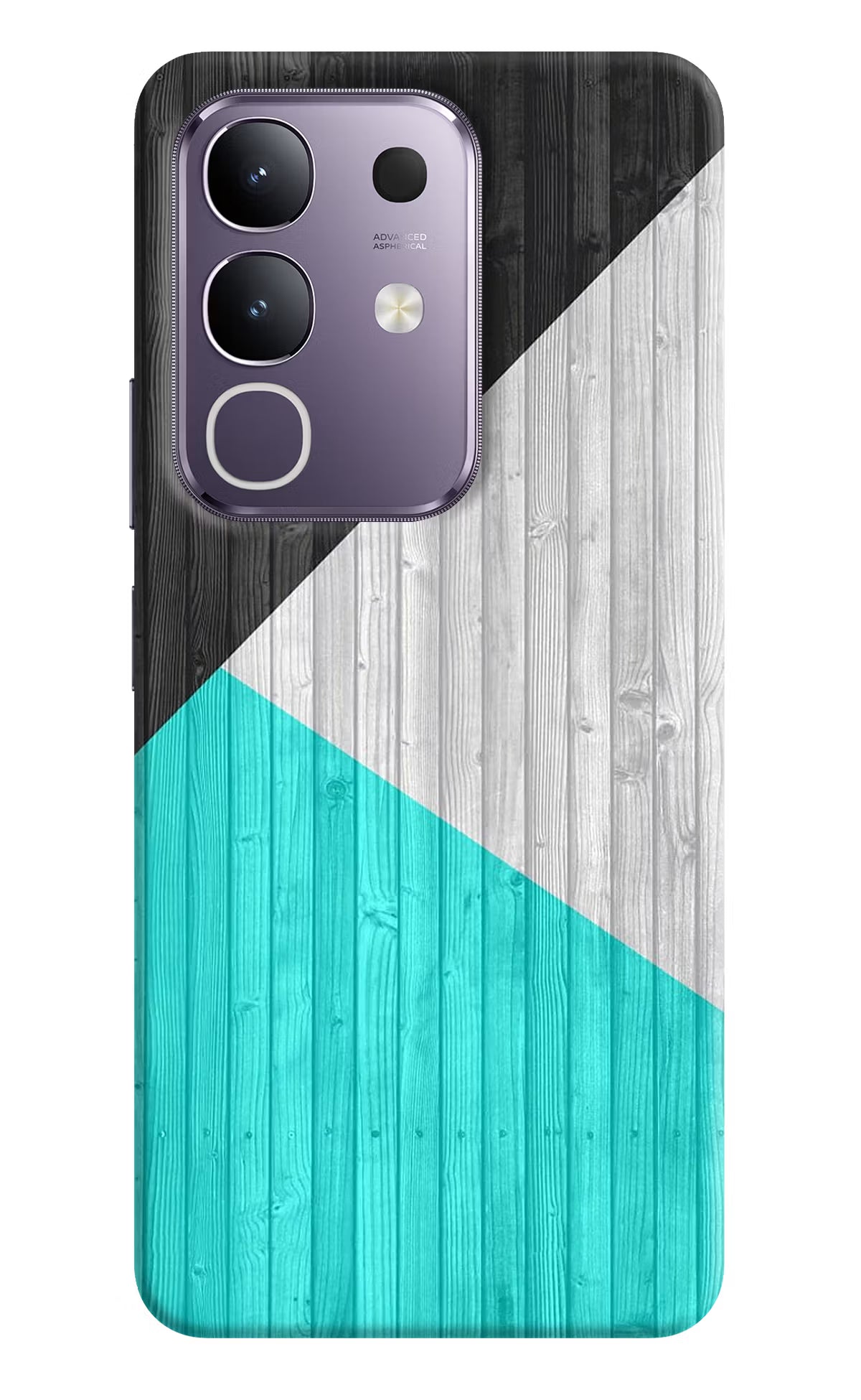 Wooden Abstract Vivo T4x 5G Hard Case Back Cover by Casekaro