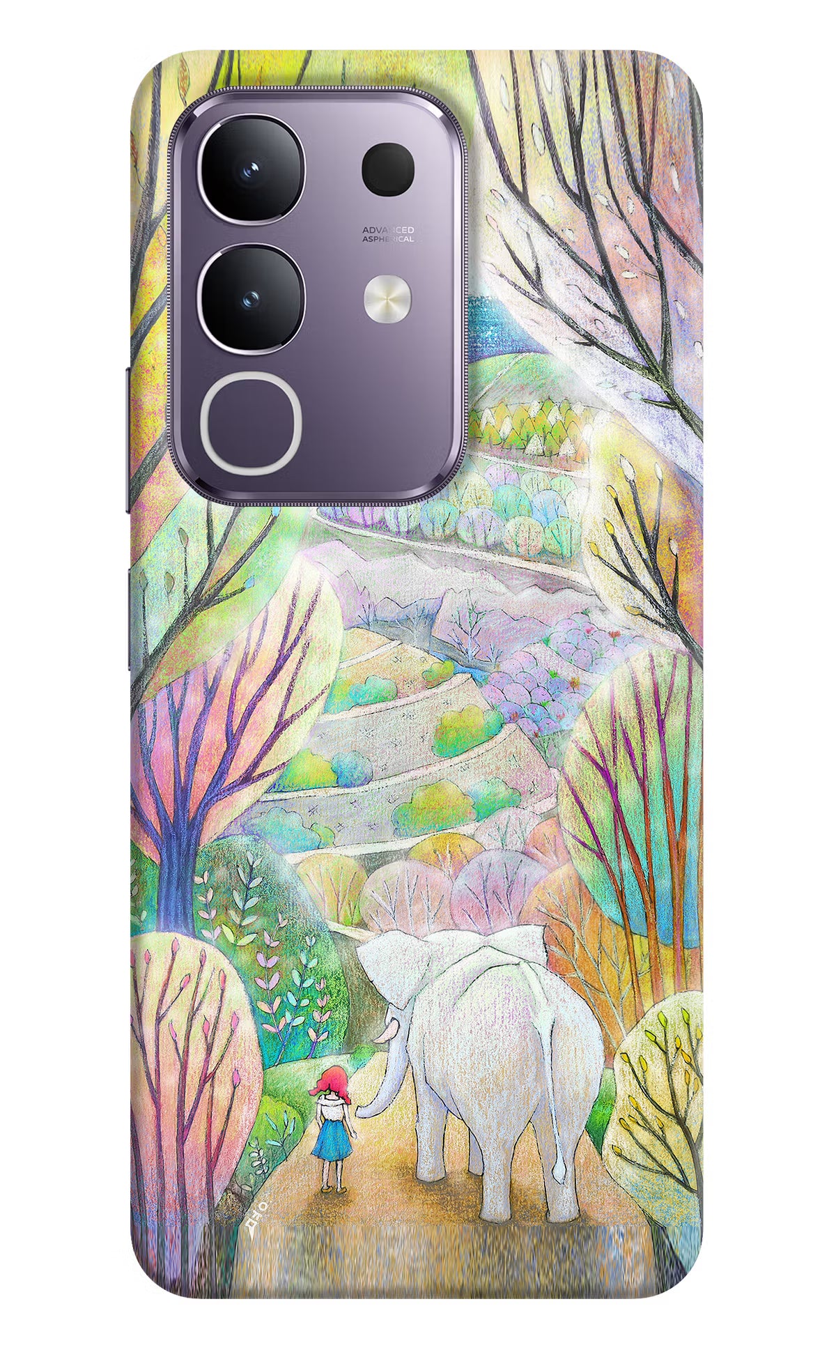 Nature Painting Vivo T4x 5G Hard Case Back Cover by Casekaro