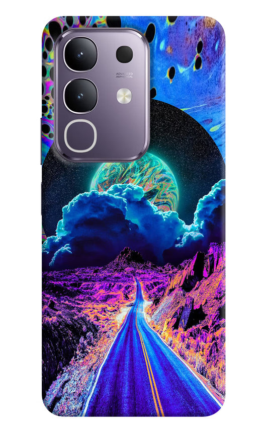 Psychedelic Painting Vivo T4x 5G Hard Case Back Cover by Casekaro