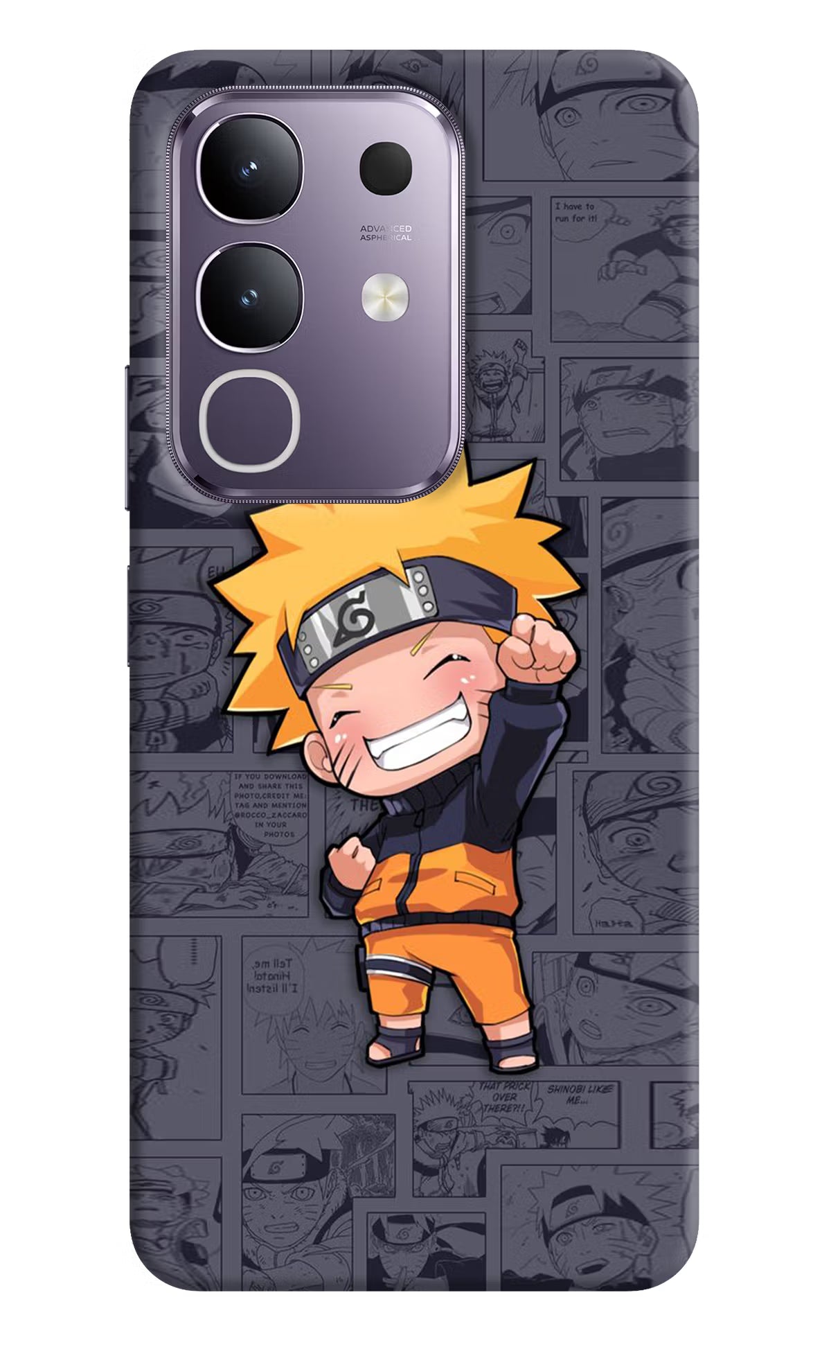 Chota Naruto Vivo T4x 5G Hard Case Back Cover by Casekaro