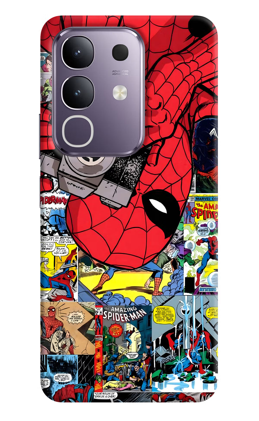 Spider Man Vivo T4x 5G Back Cover, Hard case