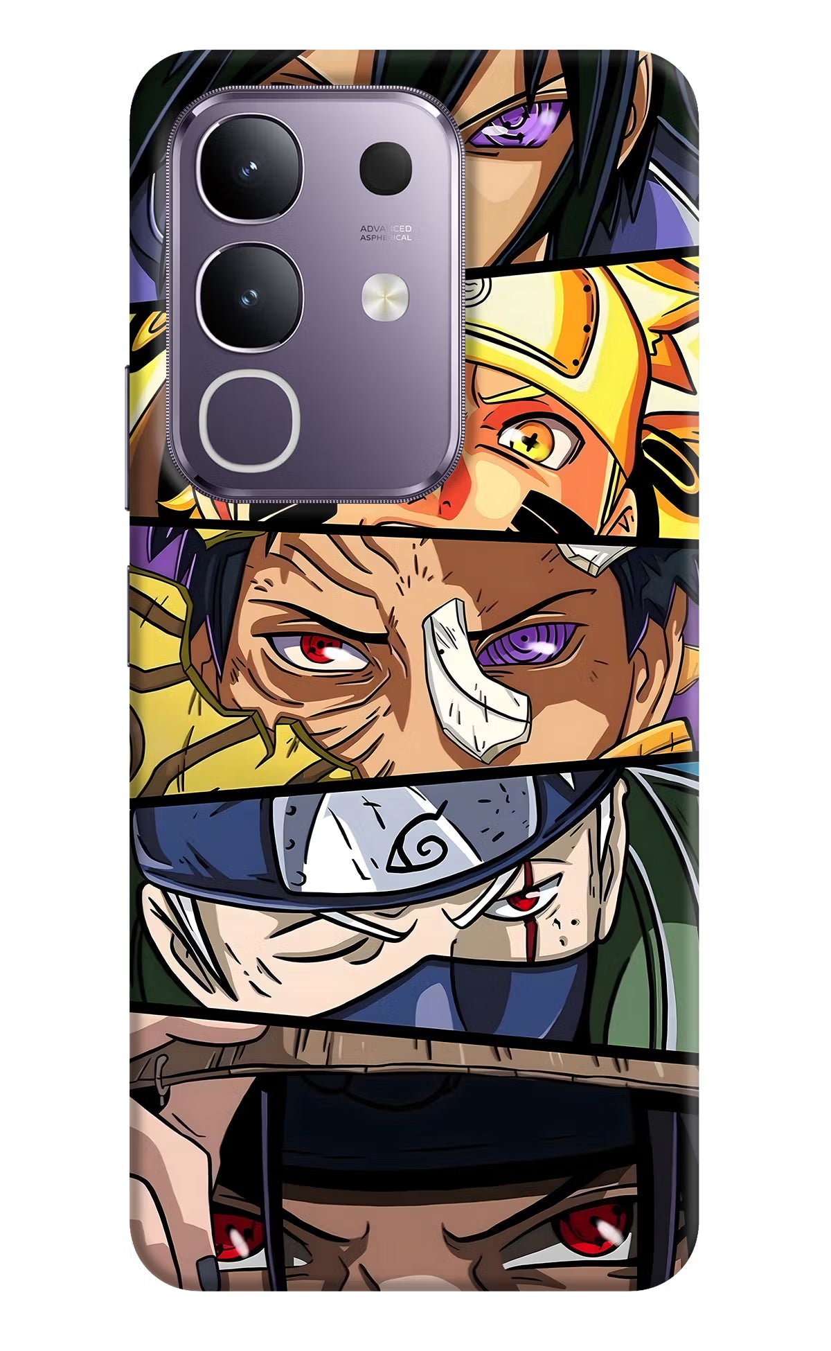 Naruto Character Vivo T4x 5G Hard Case Back Cover by Casekaro