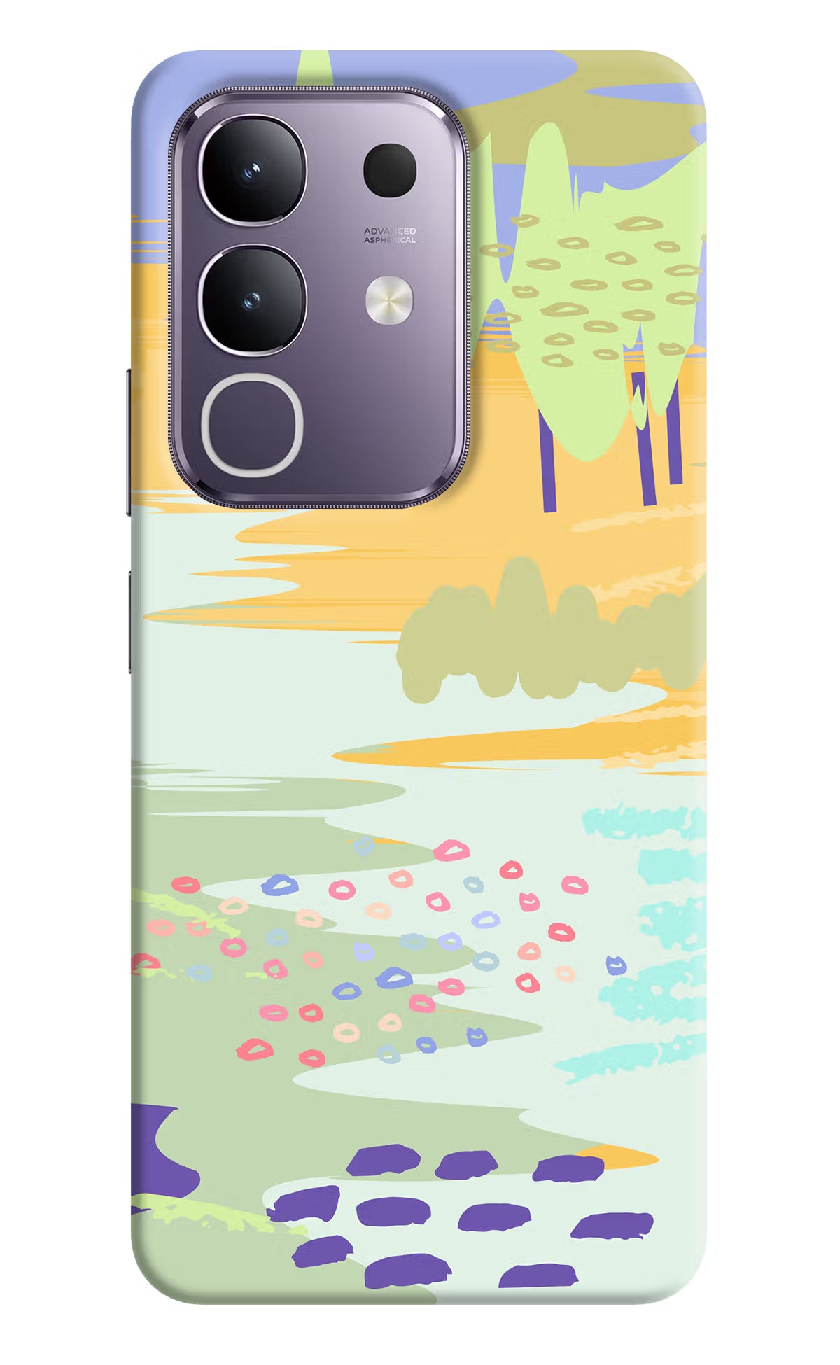 Scenery Vivo T4x 5G Hard Case Back Cover by Casekaro