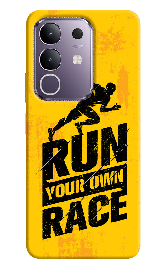 Run Your Own Race Vivo T4x 5G Hard Case Back Cover by Casekaro