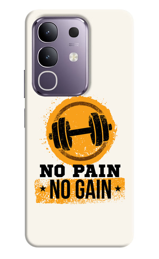 No Pain No Gain Vivo T4x 5G Hard Case Back Cover by Casekaro
