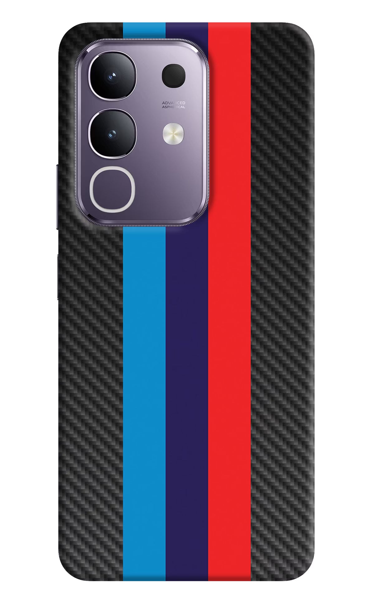 BMW Stripes Pattern Vivo T4x 5G Hard Case Back Cover by Casekaro