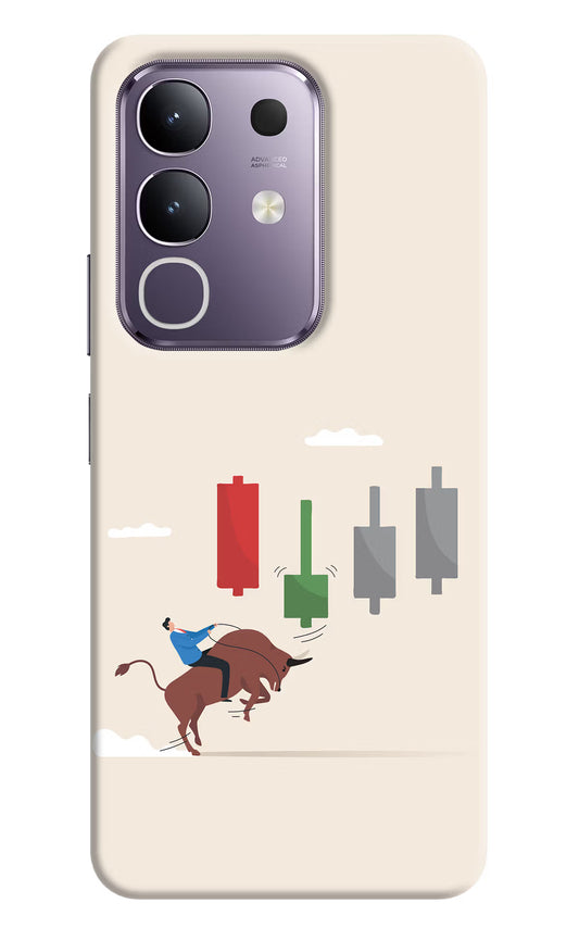 Bull Trading Momentum Vivo T4x 5G Hard Case Back Cover by Casekaro